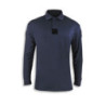 Polo allégé bleu marine manches longues (Homme)