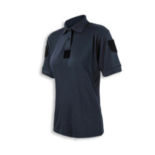 Polo manches courtes allégé bleu marine (Femme)