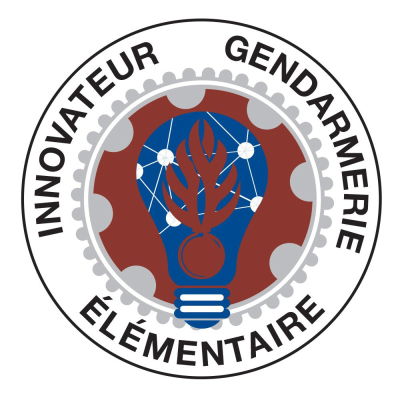 Ecusson brodé innovateur de la Gendarmerie Nationale – Elémentaire