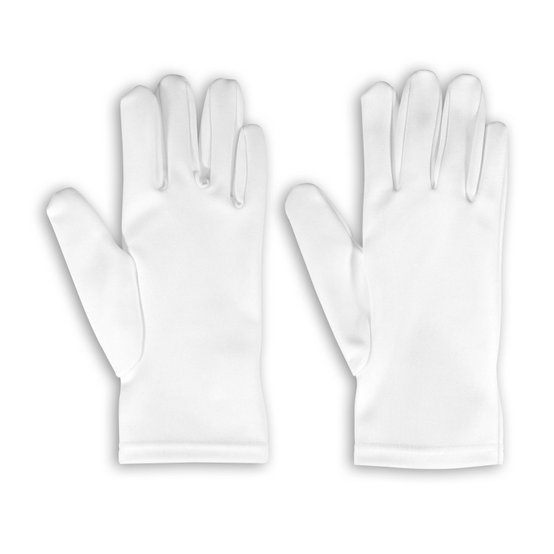 Gants nylon blanc