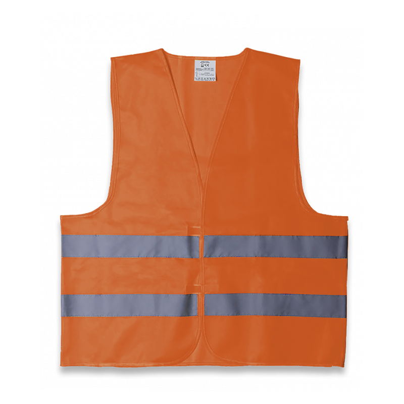 Gilet réfléchissant orange