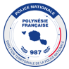 Insigne brodé rond DTPN Polynésie Française