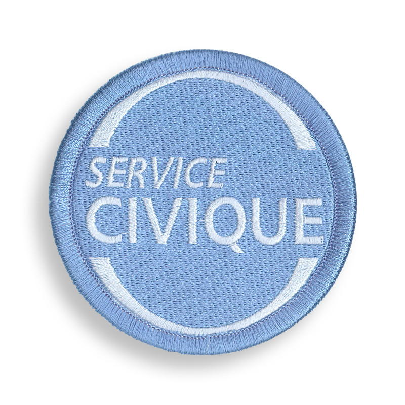 Insigne brodé Service civique