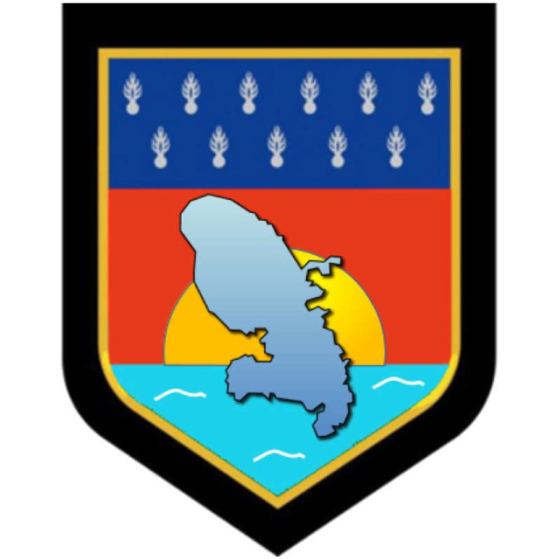 Écusson brodé Gendarmerie de Martinique