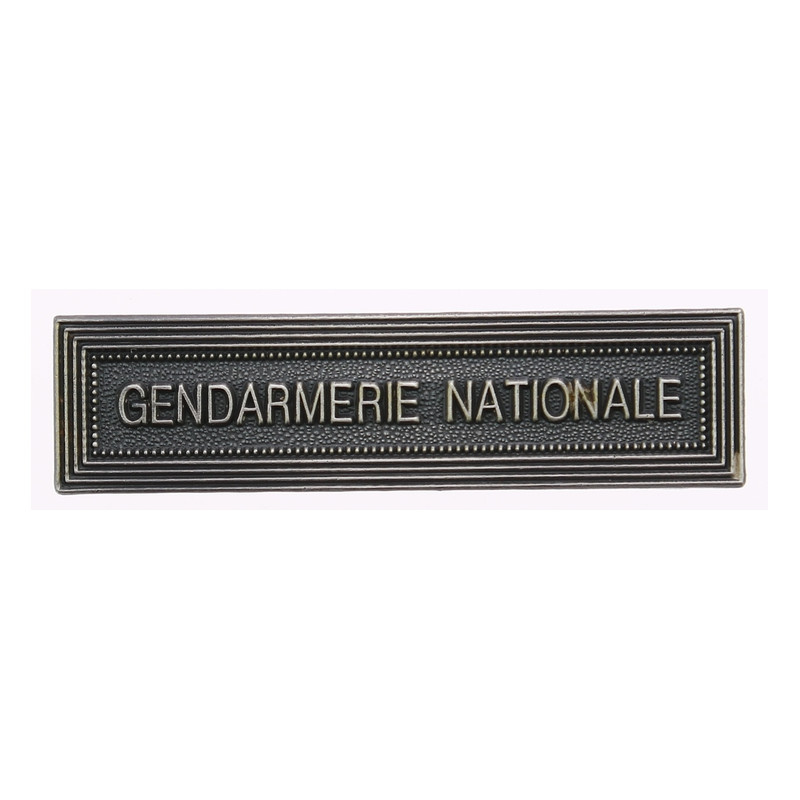 Agrafe Gendarmerie nationale Vieil argent