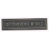 Agrafe Gendarmerie mobile Vieil argent