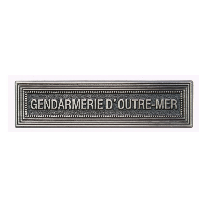 Agrafe Gendarmerie d'outre-mer Vieil argent