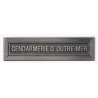 Agrafe pour médaille Gendarmerie d'outre-mer Vieil argent