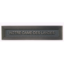 Agrafe pour médaille Notre-Dame-des-Landes Vieil argent