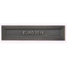 Agrafe pour médaille Euro 2016 Vieil argent