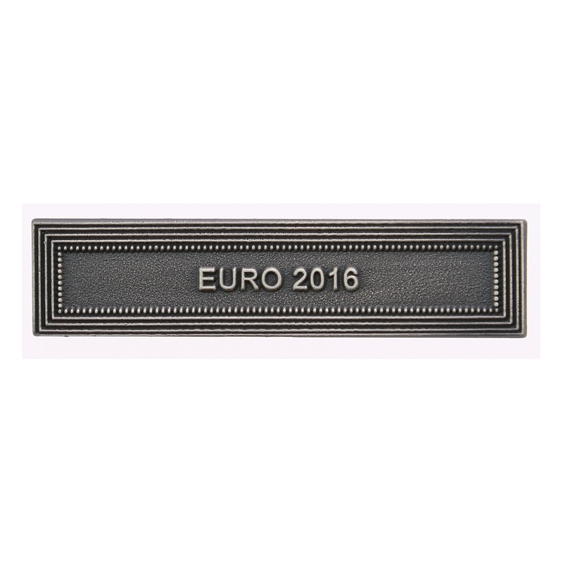 Agrafe pour médaille Euro 2016 Vieil argent