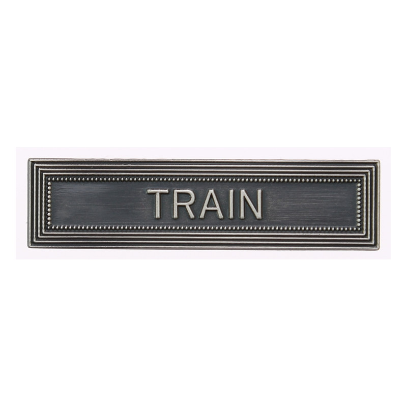 Agrafe pour médaille Train Vieil argent