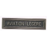 Agrafe Aviation légère Vieil argent