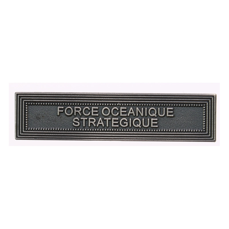 Agrafe Force océanique stratégique. Vieil argent