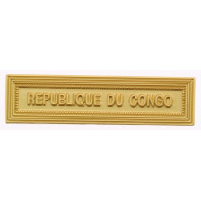 Agrafe République du Congo Or