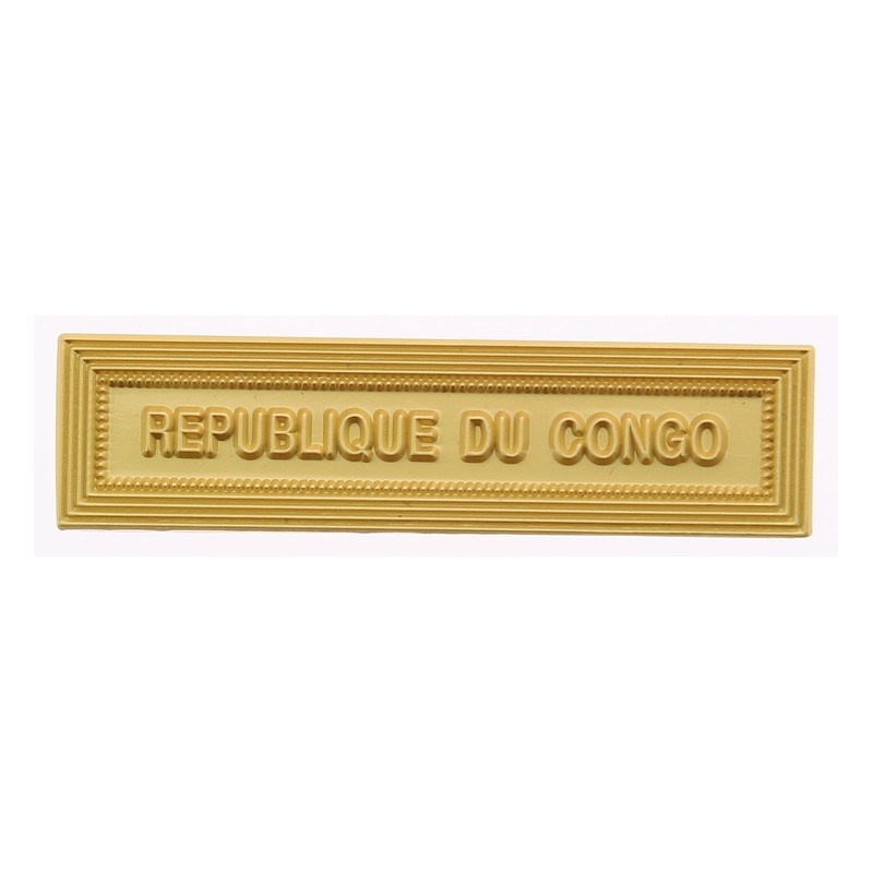 Agrafe République du Congo Or