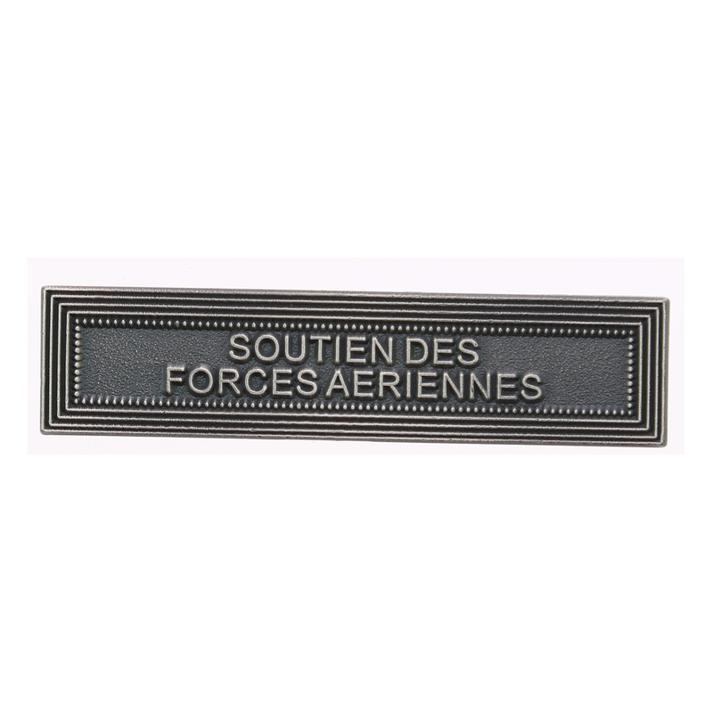 Agrafe pour médaille Soutien des forces aériennes Vieil argent