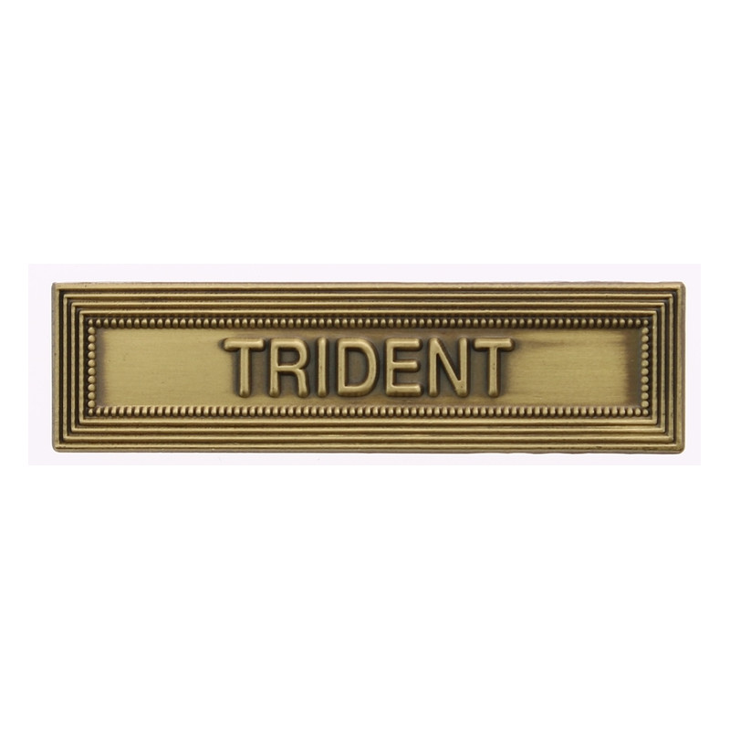 Agrafe pour médaille Trident Bronze