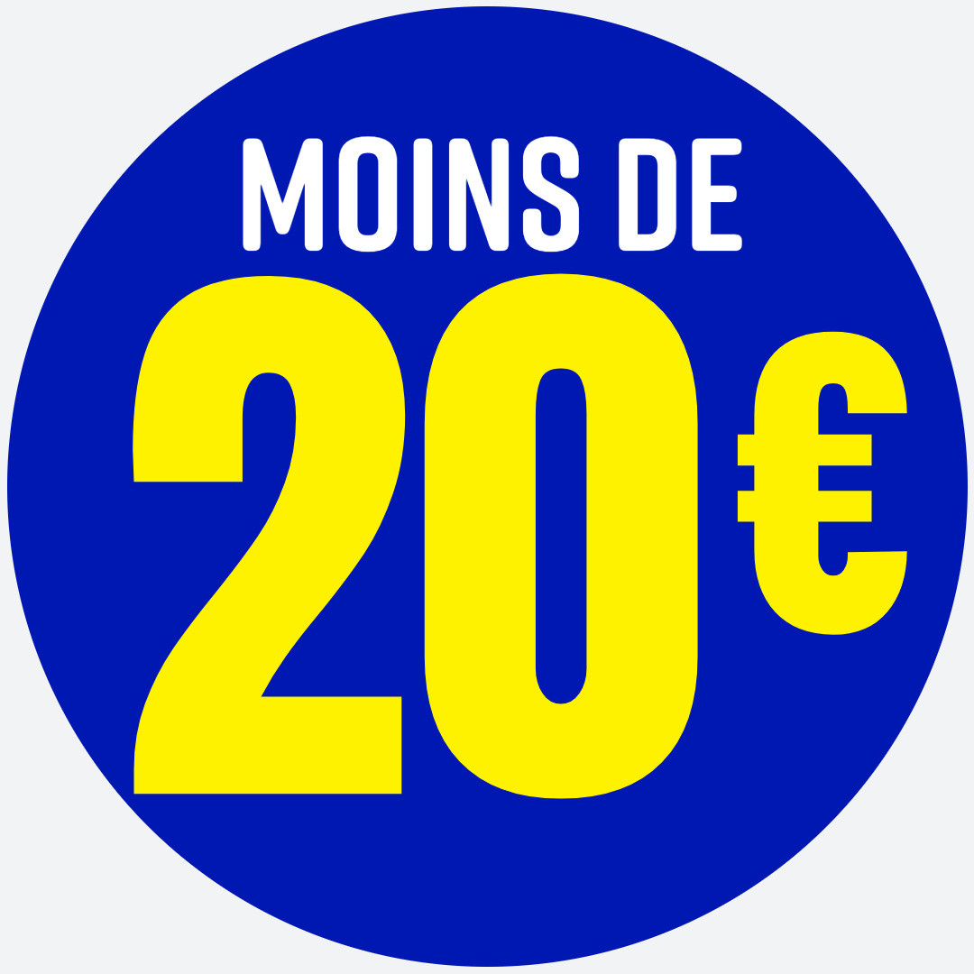 Moins de 20 €