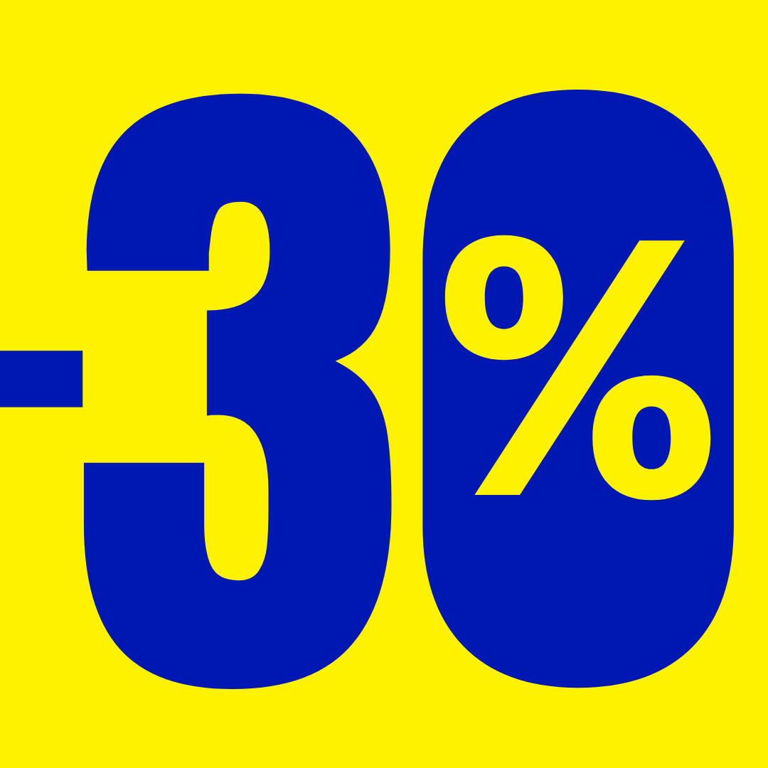 - 30%